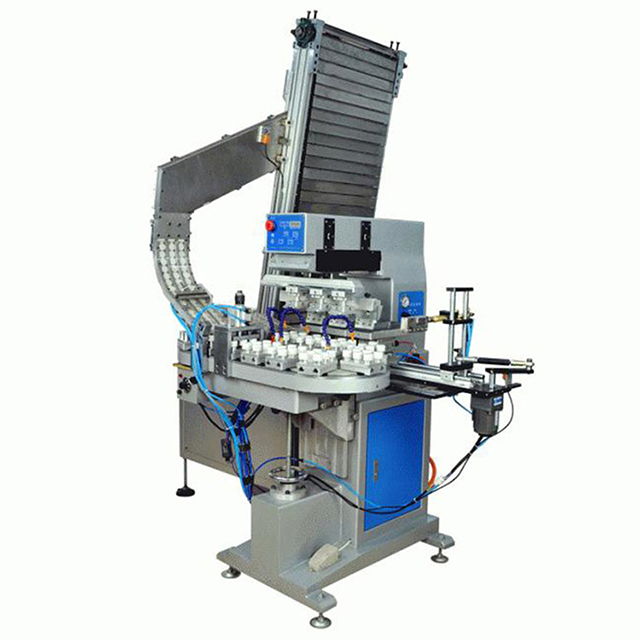 Máquina automática de tampografía de tapas de botellas (HX-PG4)